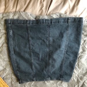 Free People Denim Skirt